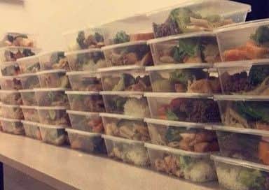 Some of the meals that go out for delivery.