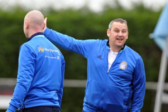 Chris Bradshaw's Desborough Town will be aiming to secure a place in the UCL Knockout Cup final this weekend