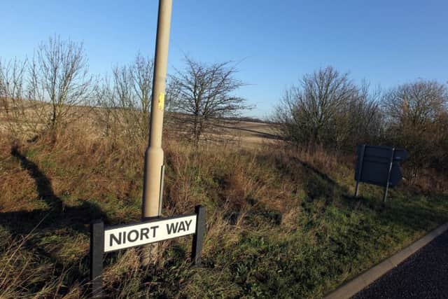 The work has been taking place along Niort Way in Wellingborough