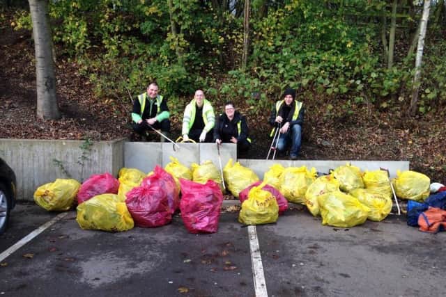 The group at a previous litter pick.