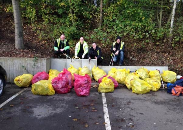 The group at a previous litter pick.