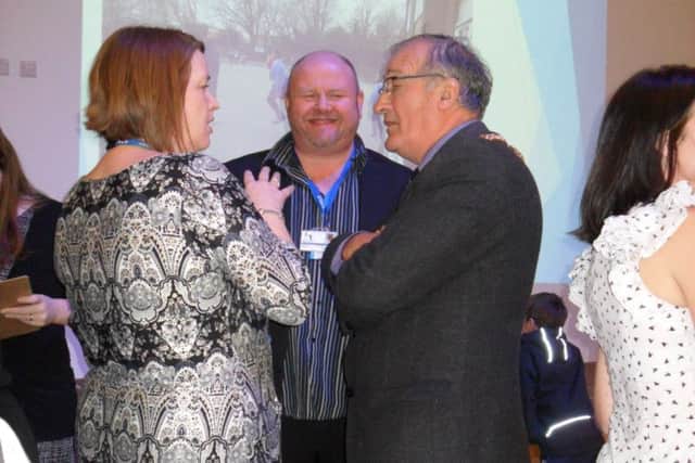 Wellingborough mayor Cllr Malcolm Waters at the event