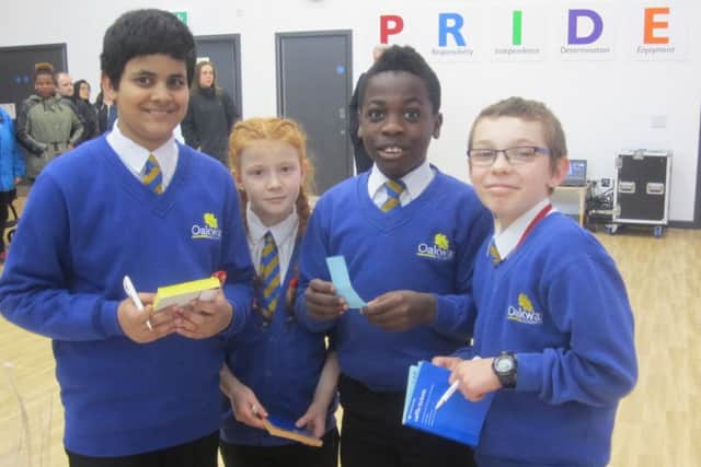 Youngsters at the official opening last month