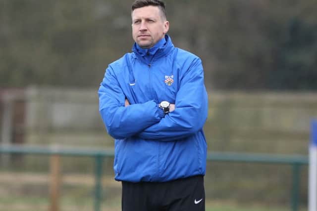 Wellingborough Town boss Stuart Goosey saw his team claim a comfortable 4-0 victory at Harrowby United