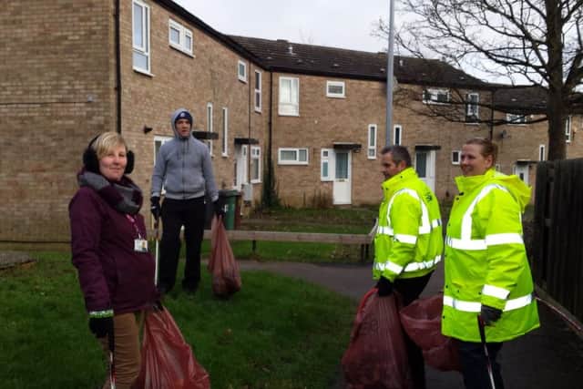 The group organised a clean-up of the area in January
