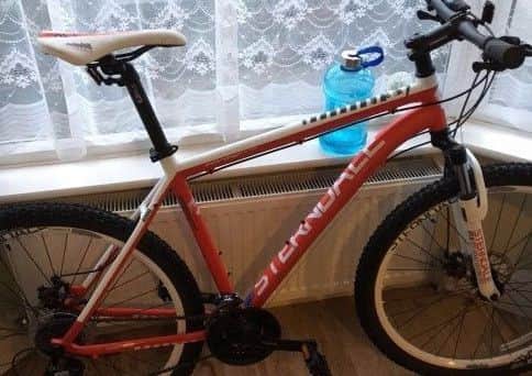 The stolen bike.