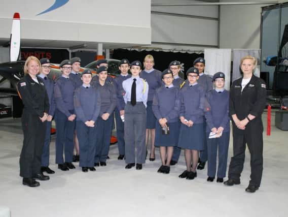 Northamptonshire female pilots got together to encourage the next generation of aviators to aim high for International Women's Day