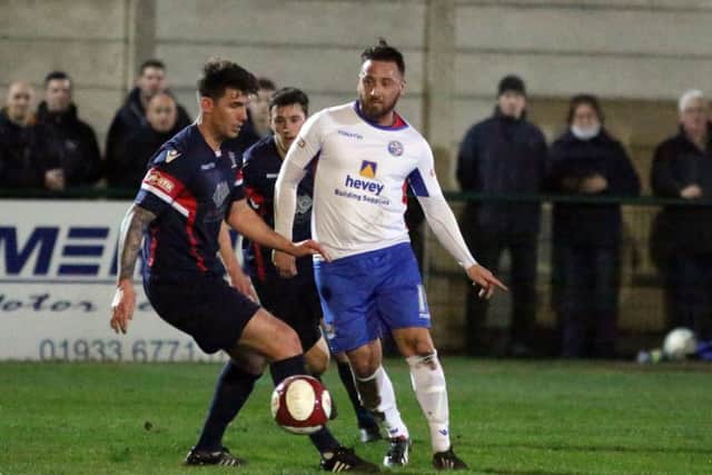 Joe Curtis was back in the AFC Rushden & Diamonds starting line-up on Tuesday after Richard Bunting suffered a calf injury