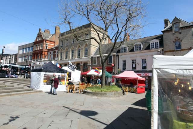 The continental market in Market Street in 2013