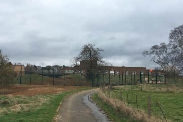 The treatment works at Pitsford Reservoir.