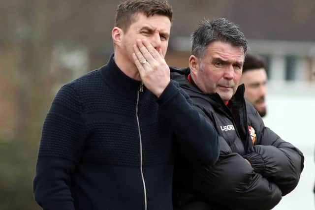 Poppies boss Marcus Law and assistant-manager John Ramshaw are already planning for next season