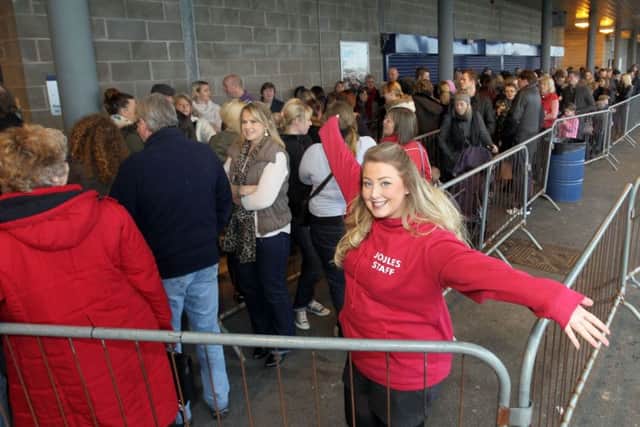 A previous Joules sale at Rockingham Speedway