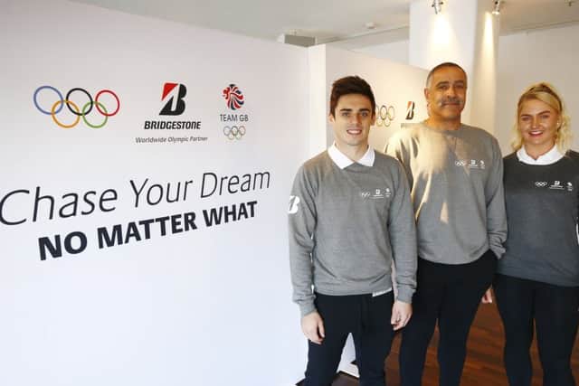 Charley Hull, Daley Thompson and Chris Mears.