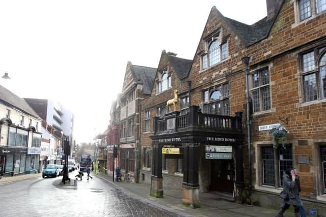 The Hind Hotel in Sheep Street, Wellingborough
