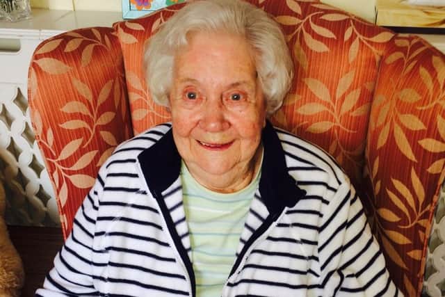 Mrs Strickland, who is now 98