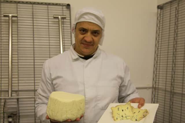 Gary Bradshaw with cheese