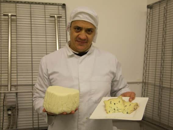 Gary Bradshaw with cheese