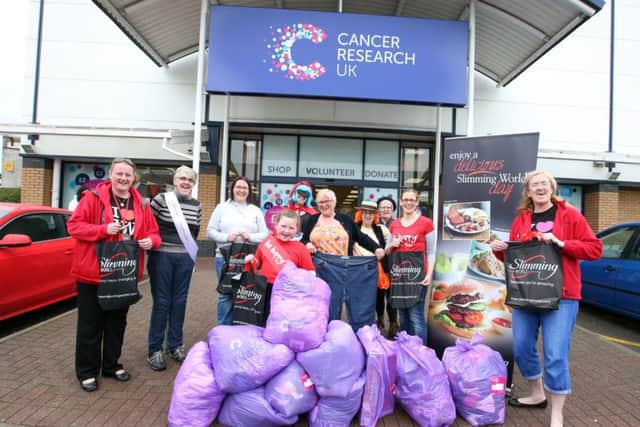 Sonia Mathieson with other members of Slimming World last year