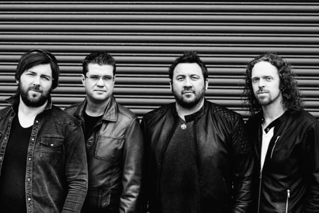 King King features singer and guitarist Alan Nimmo and bassist Coulson who are joined by drummer Wayne Proctor and keyboard player Bob Fridzema.