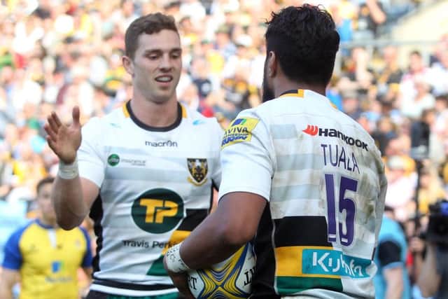 George North picked up an injury in training on Wednesday (picture: Sharon Lucey)