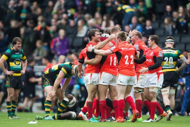 Saints were beaten at Stadium MK as Saracens scored two minutes from time (pictures: Kirsty Edmonds)