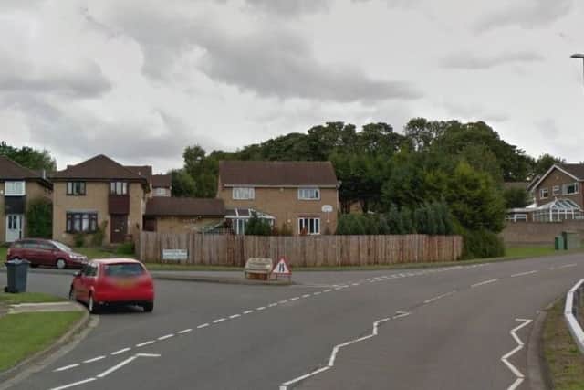 The junction of Watermeadow Drive and Crestwood Road