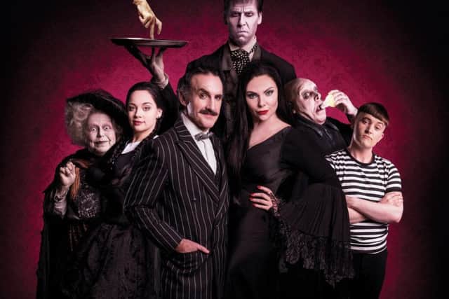 The cast of The Addams Family