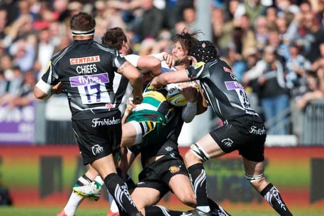 Exeter smothered Saints at Sandy Park (pictures: Kirsty Edmonds)