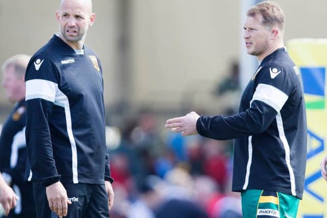 Jim Mallinder made Dylan Hartley captain after Tom Wood was forced to miss Saints' game at Exeter (picture: Kirsty Edmonds)