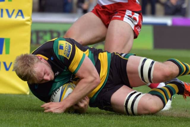 Ben Nutley scored against Gloucester (picture: Dave Ikin)