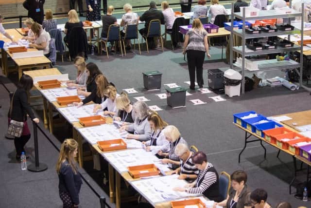 The count takes place from 2pm in Kettering