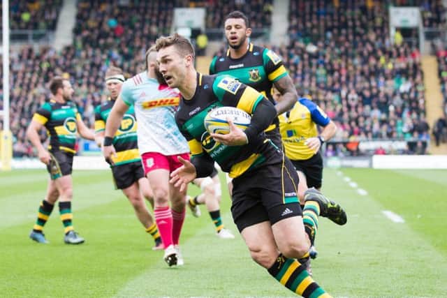 George North scored Saints' first try