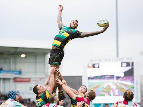 Courtney Lawes is hoping Saints' season goes on for a couple more matches (picture: Kirsty Edmonds)