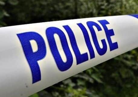 The man has been taken to hospital for treatment