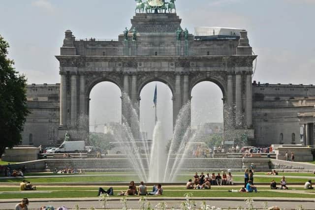 The Parc du Cinquantenaire or Jubelpark in Brussels