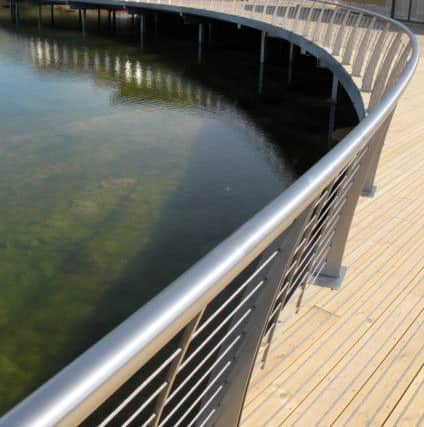 The lakeside area