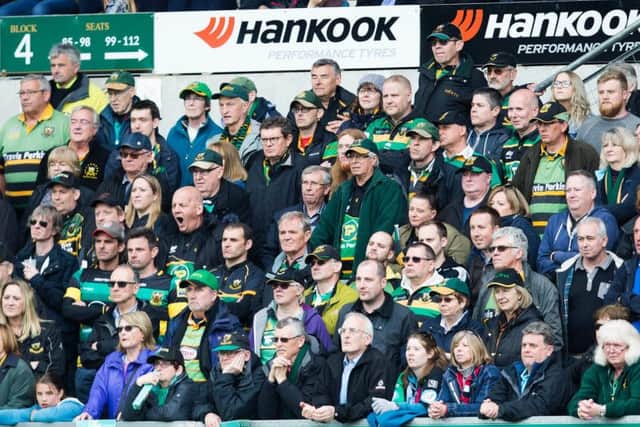 The Saints supporters will be eager to see top level European rugby at the Gardens next season (picture: Kirsty Edmonds)