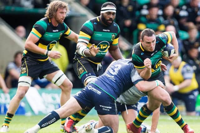 Tom Wood (left) is back to skipper Saints against Stade (picture: Kirsty Edmonds)