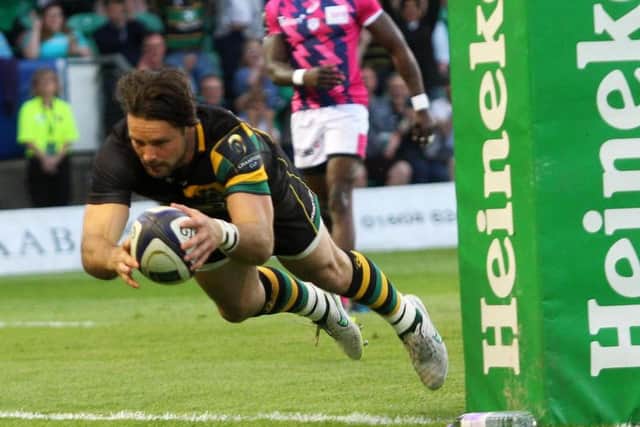 Ben Foden scored for Saints (pictures: Sharon Lucey)
