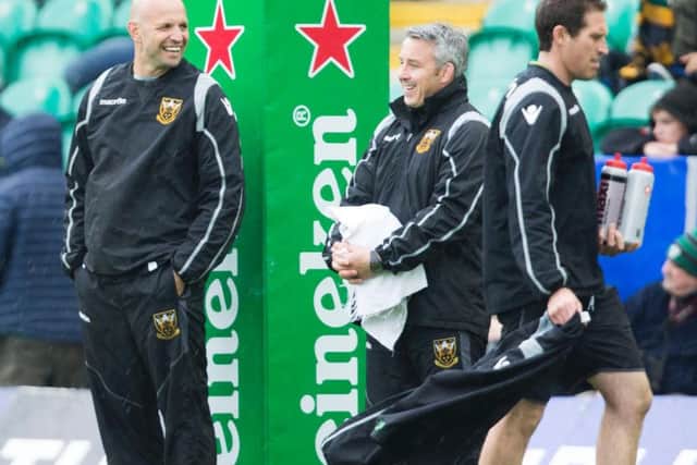 Jim Mallinder (left) steered his side to victory in the Champions Cup play-offs (picture: Kirsty Edmonds)