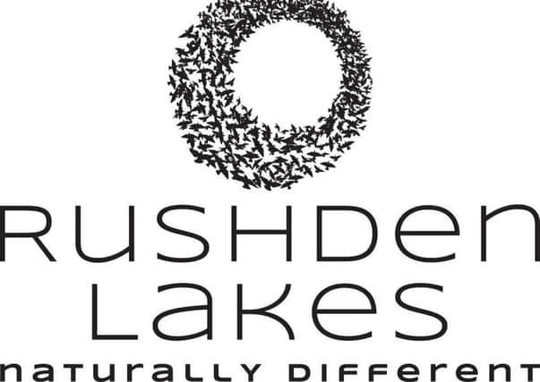 The logo for Rushden Lakes
