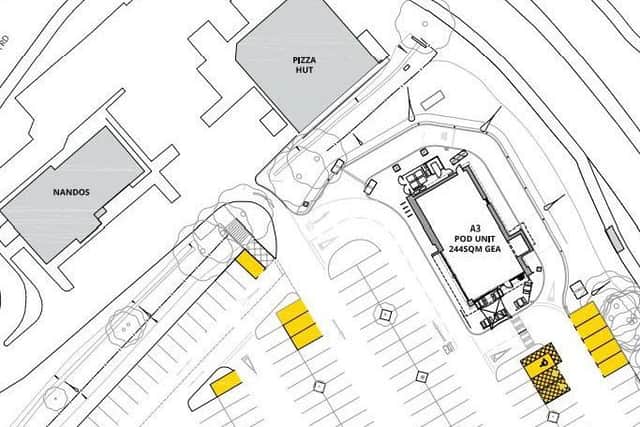 Where the store will be located.