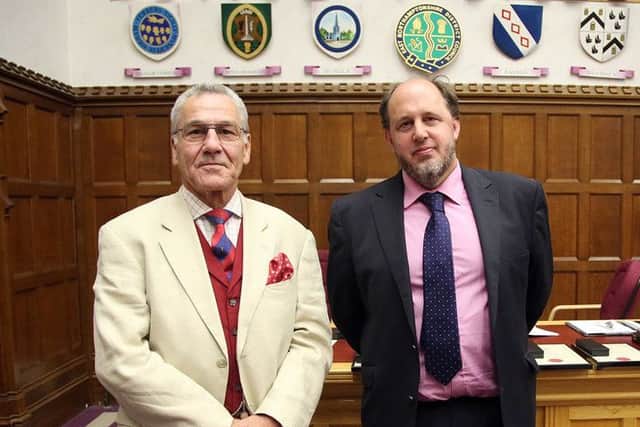 Cllr Glenn Harwood MBE and Cllr Steven North (picture by Karl Drage)