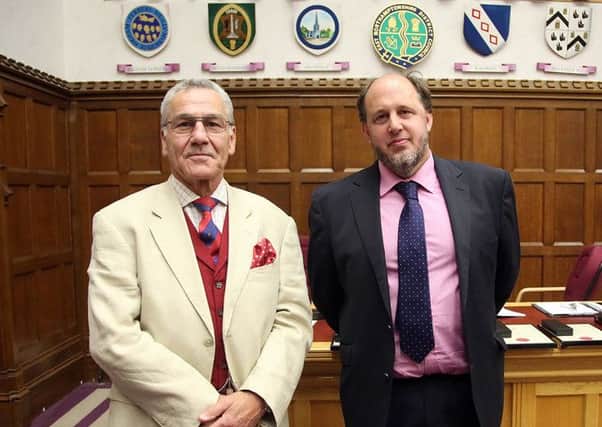 Cllr Glenn Harwood MBE and Cllr Steven North (picture by Karl Drage)