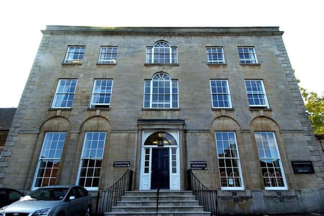 The council offices at Swanspool House, Wellingborough