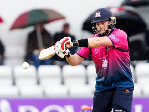 Josh Cobb hit 52 in the Steelbacks' first win against Worcestershire's second team (picture: Kirsty Edmonds)