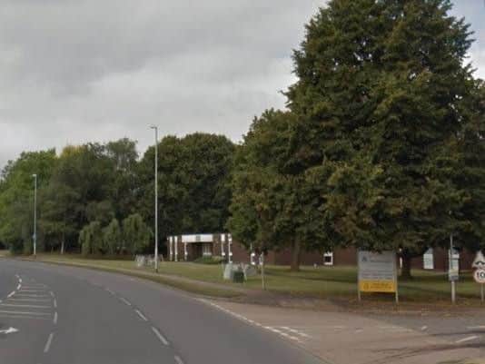 The 46-year-old man was in collision with a car in Bedford Road.