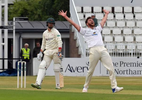 Richard Gleeson grabbed four second innings wickets for Northants (picture: Dave Ikin)