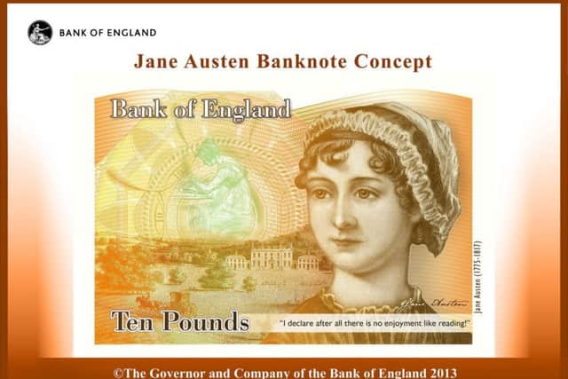 A concept image of the new £10 note
