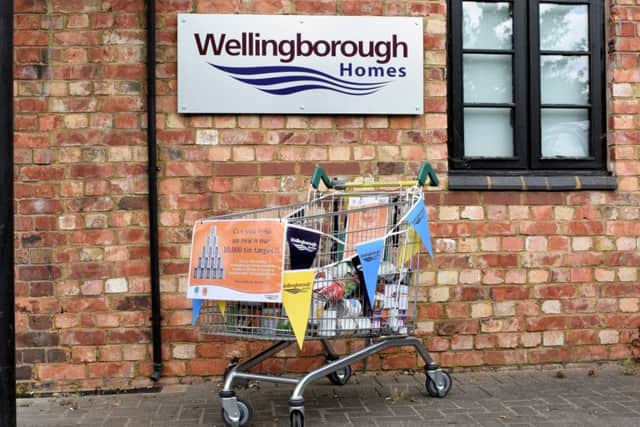 Wellingborough Homes is collecting donations of tins